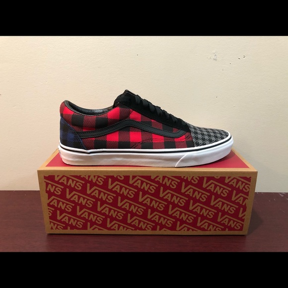 vans old skool mixed checkerboard